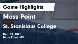 Moss Point  vs St. Stanislaus College Game Highlights - Dec. 18, 2021