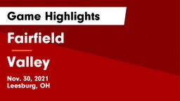 Fairfield  vs Valley  Game Highlights - Nov. 30, 2021