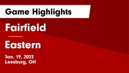 Fairfield  vs Eastern  Game Highlights - Jan. 19, 2022
