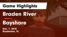 Braden River  vs Bayshore  Game Highlights - Dec. 7, 2018