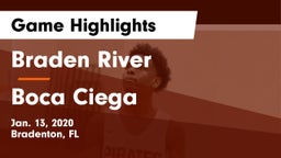 Braden River  vs Boca Ciega Game Highlights - Jan. 13, 2020