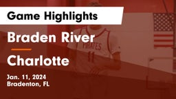 Braden River  vs Charlotte  Game Highlights - Jan. 11, 2024