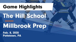 The Hill School vs Millbrook Prep Game Highlights - Feb. 8, 2020