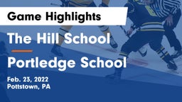 The Hill School vs Portledge School Game Highlights - Feb. 23, 2022