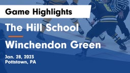 The Hill School vs Winchendon Green Game Highlights - Jan. 28, 2023