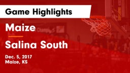 Maize  vs Salina South  Game Highlights - Dec. 5, 2017