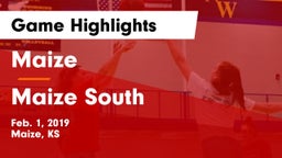 Maize  vs Maize South  Game Highlights - Feb. 1, 2019