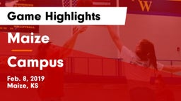 Maize  vs Campus  Game Highlights - Feb. 8, 2019