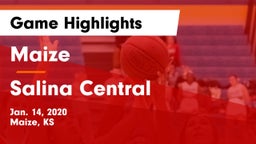 Maize  vs Salina Central  Game Highlights - Jan. 14, 2020