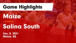 Maize  vs Salina South  Game Highlights - Jan. 8, 2021