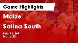 Maize  vs Salina South  Game Highlights - Feb. 23, 2021
