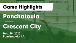 Ponchatoula  vs Crescent City Game Highlights - Dec. 28, 2020