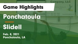 Ponchatoula  vs Slidell  Game Highlights - Feb. 8, 2021