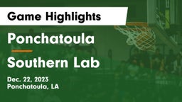 Ponchatoula  vs Southern Lab  Game Highlights - Dec. 22, 2023