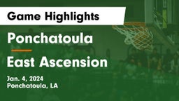 Ponchatoula  vs East Ascension  Game Highlights - Jan. 4, 2024