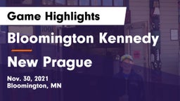 Bloomington Kennedy  vs New Prague  Game Highlights - Nov. 30, 2021
