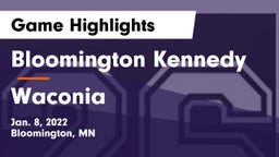 Bloomington Kennedy  vs Waconia  Game Highlights - Jan. 8, 2022