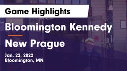 Bloomington Kennedy  vs New Prague  Game Highlights - Jan. 22, 2022