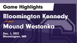 Bloomington Kennedy  vs Mound Westonka  Game Highlights - Dec. 1, 2022