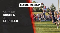 Recap: Goshen  vs. Fairfield  2016