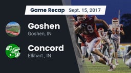 Recap: Goshen  vs. Concord  2017