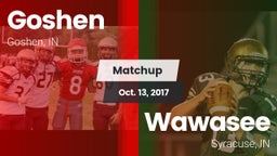 Matchup: Goshen  vs. Wawasee  2017