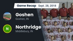 Recap: Goshen  vs. Northridge  2018