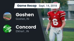 Recap: Goshen  vs. Concord  2018