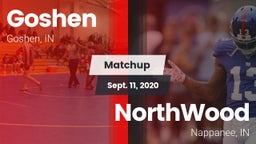 Matchup: Goshen  vs. NorthWood  2020
