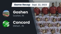 Recap: Goshen  vs. Concord  2023
