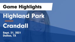 Highland Park  vs Crandall  Game Highlights - Sept. 21, 2021