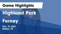 Highland Park  vs Forney  Game Highlights - Oct. 19, 2021
