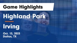 Highland Park  vs Irving  Game Highlights - Oct. 13, 2023