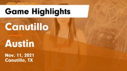 Canutillo  vs Austin  Game Highlights - Nov. 11, 2021