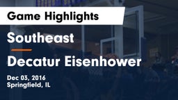 Southeast  vs Decatur Eisenhower Game Highlights - Dec 03, 2016