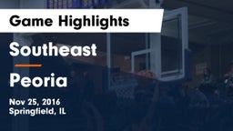 Southeast  vs Peoria  Game Highlights - Nov 25, 2016