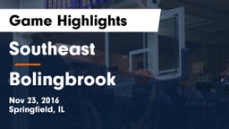 Southeast  vs Bolingbrook  Game Highlights - Nov 23, 2016
