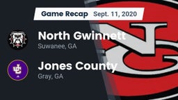 Recap: North Gwinnett  vs. Jones County  2020