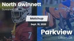 Matchup: North Gwinnett High vs. Parkview  2020