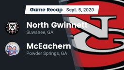 Recap: North Gwinnett  vs. McEachern  2020