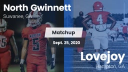 Matchup: North Gwinnett High vs. Lovejoy  2020