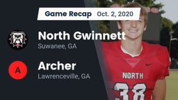 Recap: North Gwinnett  vs. Archer  2020