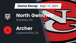 Recap: North Gwinnett  vs. Archer  2021
