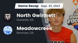 Recap: North Gwinnett  vs. Meadowcreek  2023