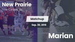 Matchup: New Prairie High vs. Marian 2016
