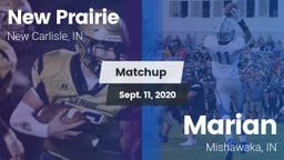 Matchup: New Prairie High vs. Marian  2020