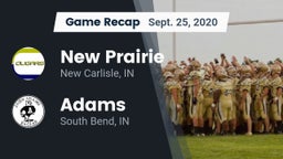 Recap: New Prairie  vs. Adams  2020