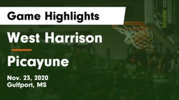 West Harrison  vs Picayune Game Highlights - Nov. 23, 2020