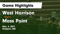 West Harrison  vs Moss Point  Game Highlights - Nov. 4, 2021
