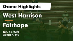 West Harrison  vs Fairhope  Game Highlights - Jan. 14, 2023
